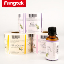 Customized Essential Oil Bottle Labels With High Quality For Cosmetic Stickers